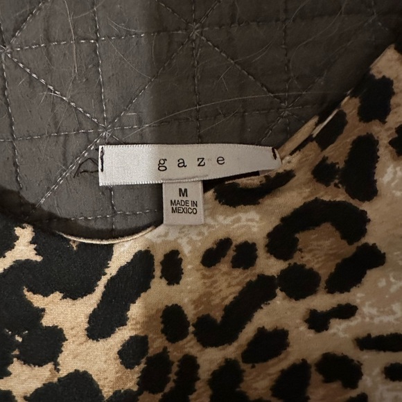 Animal print leotard. - Picture 3 of 3